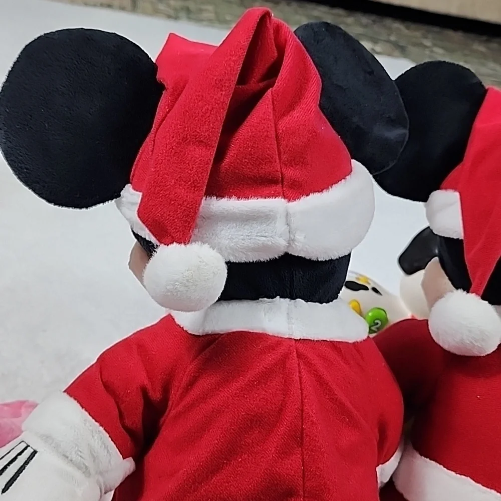 Vintage Holiday Disney Mickey & Minnie Mouse Christmas Dan Dee Collector…